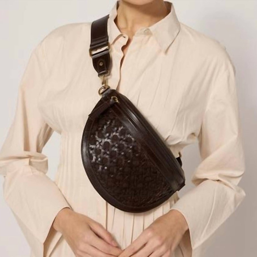 Cleobella Elegant Brown Leather Women's Bag